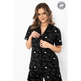 Piżama damska krótki rękaw, krótkie spodnie Bonnie